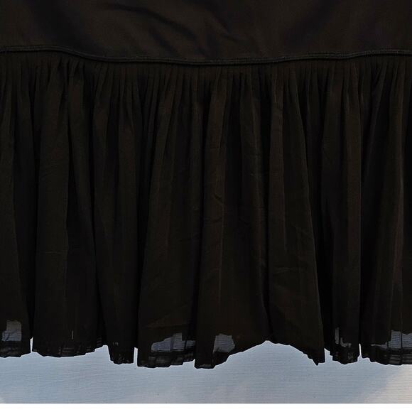 Athleta A-Game Mesh Skort Pleated Black Tennis Gym Athletic Womens Size L - Picture 3 of 7